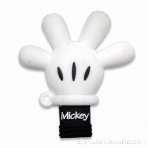 USB Flash Drive in Magic Glove Design, 1 to 64GB Memory Capacity, Supports USB1.1 and 2.0 Interface